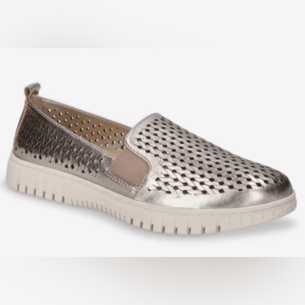 Bella Vita Metallic Slip-On Flats